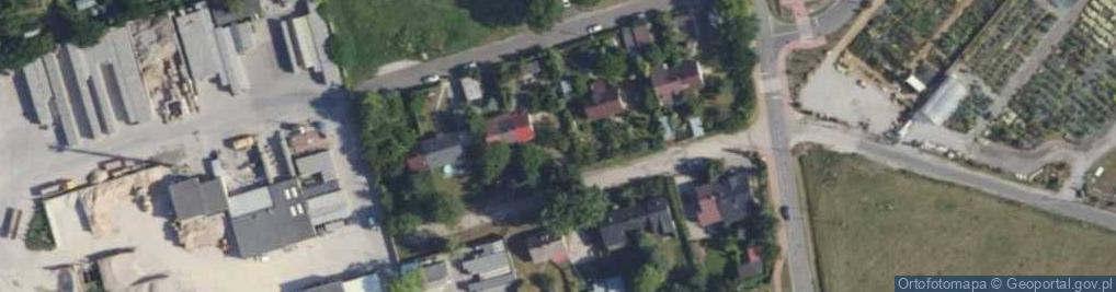 Zdjęcie satelitarne Liściasta ul.