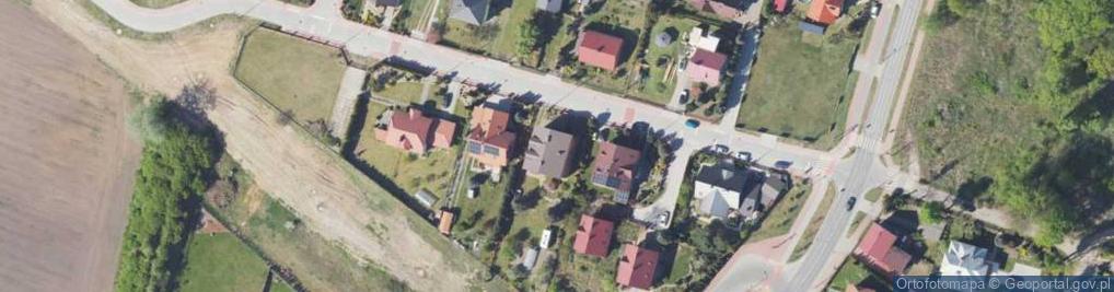 Zdjęcie satelitarne Liściasta ul.