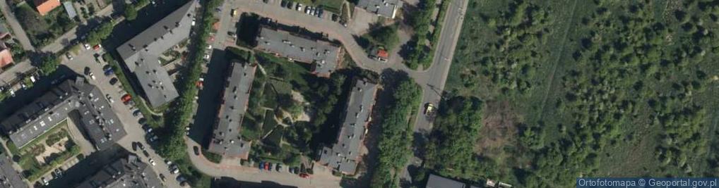 Zdjęcie satelitarne Lipska ul.