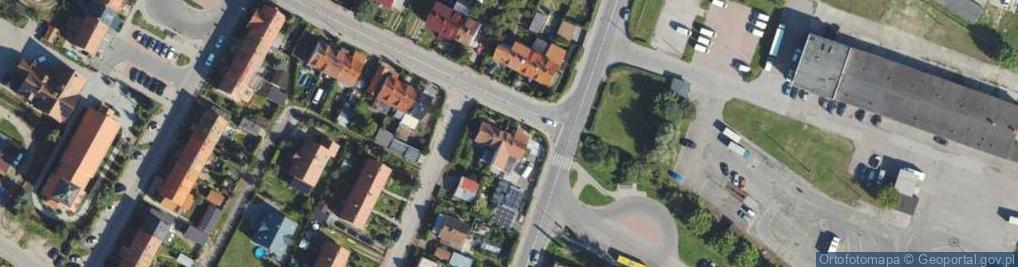 Zdjęcie satelitarne Łódzka ul.