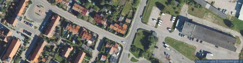 Zdjęcie satelitarne Łódzka ul.