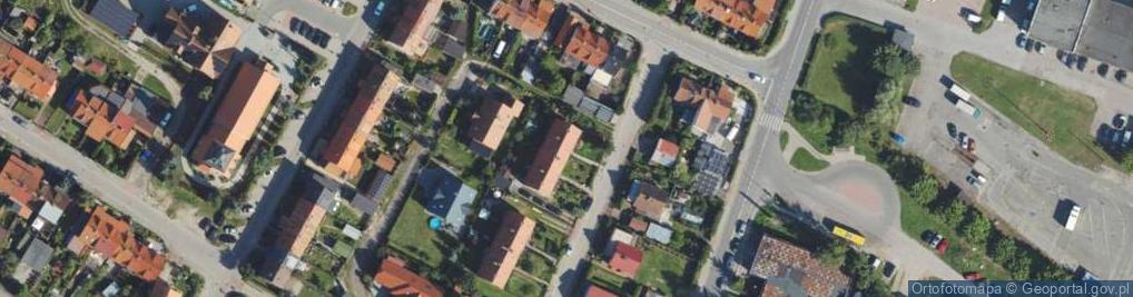 Zdjęcie satelitarne Łomżyńska ul.