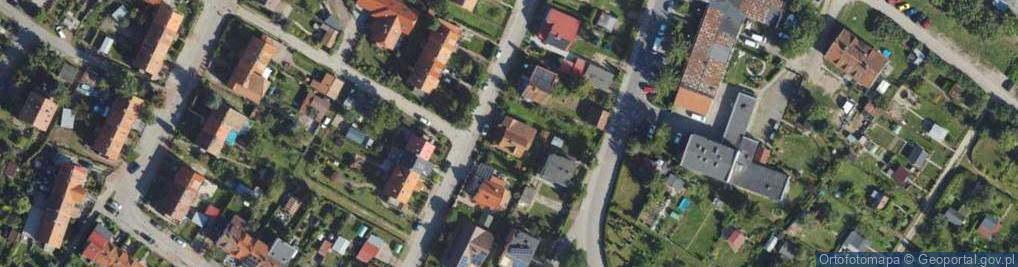 Zdjęcie satelitarne Łomżyńska ul.