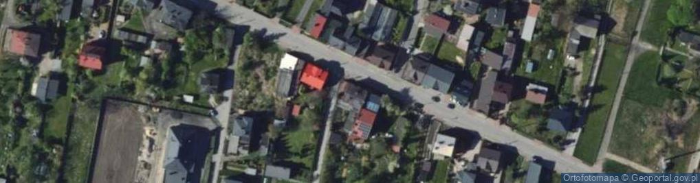 Zdjęcie satelitarne Łódzka ul.