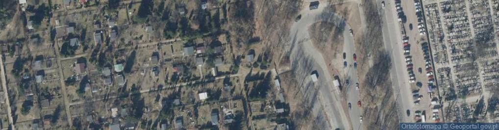 Zdjęcie satelitarne Lodowa ul.