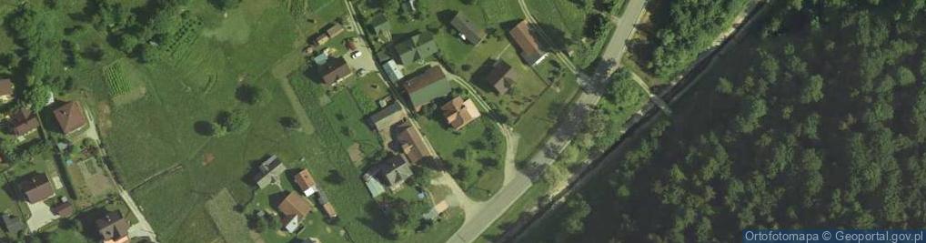 Zdjęcie satelitarne Łomnica-Zdrój ul.