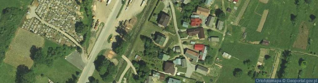Zdjęcie satelitarne Łomnica-Zdrój ul.