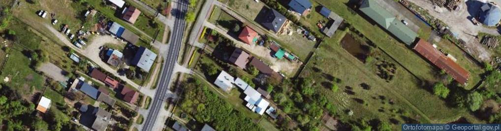 Zdjęcie satelitarne Łódzka ul.