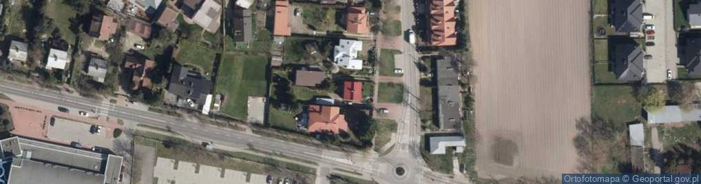 Zdjęcie satelitarne Lotnicza ul.