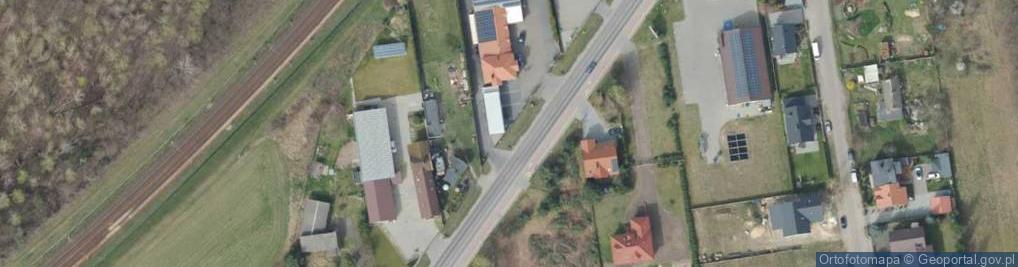 Zdjęcie satelitarne Łódzka ul.