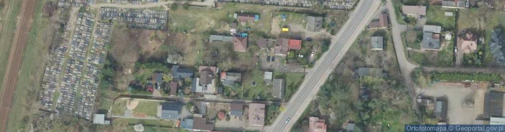 Zdjęcie satelitarne Łódzka ul.