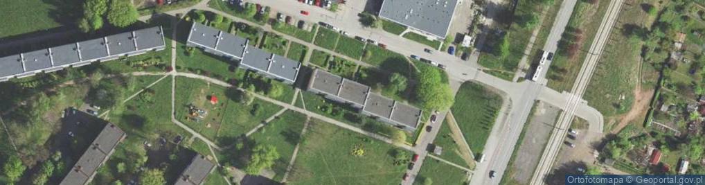 Zdjęcie satelitarne Łomżyńska ul.
