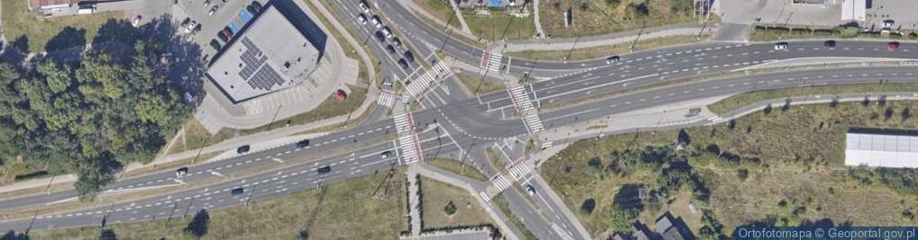 Zdjęcie satelitarne Łódzka ul.