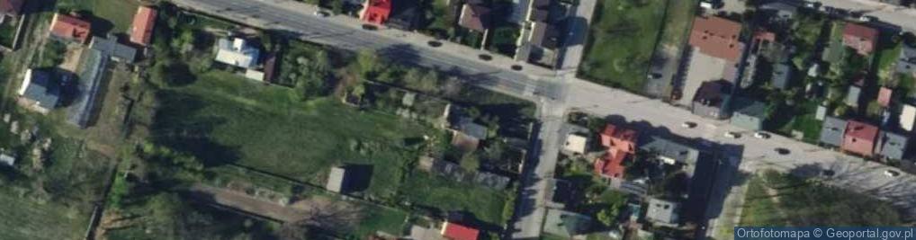 Zdjęcie satelitarne Łódzka ul.