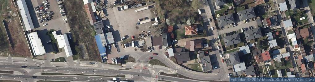Zdjęcie satelitarne Łodygowa ul.