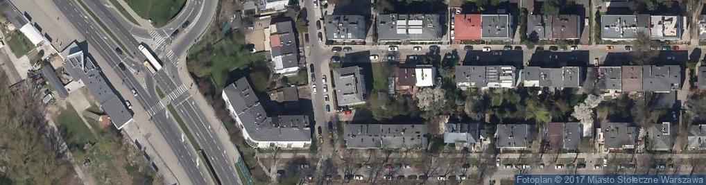 Zdjęcie satelitarne Łotewska ul.
