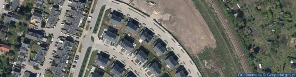 Zdjęcie satelitarne Lokomotywowa ul.