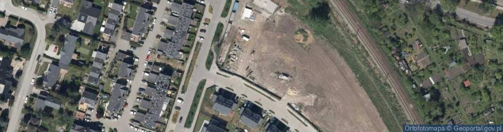 Zdjęcie satelitarne Lokomotywowa ul.