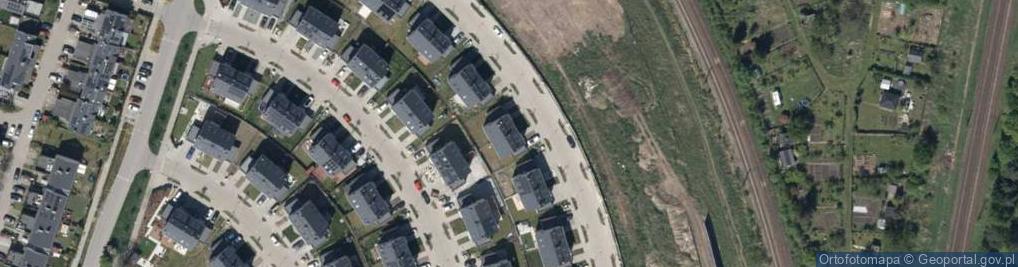 Zdjęcie satelitarne Lokomotywowa ul.