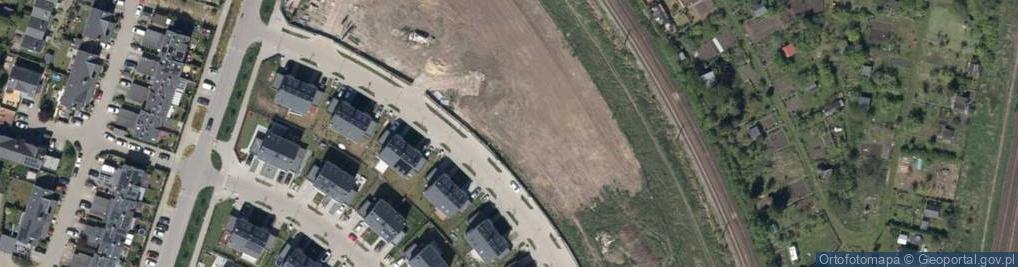 Zdjęcie satelitarne Lokomotywowa ul.