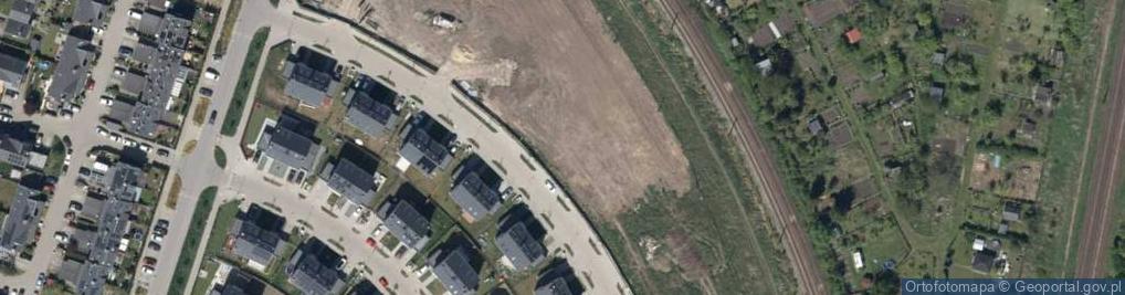 Zdjęcie satelitarne Lokomotywowa ul.