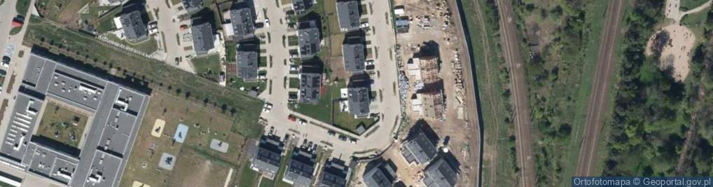 Zdjęcie satelitarne Lokomotywowa ul.