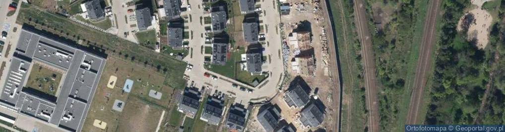 Zdjęcie satelitarne Lokomotywowa ul.
