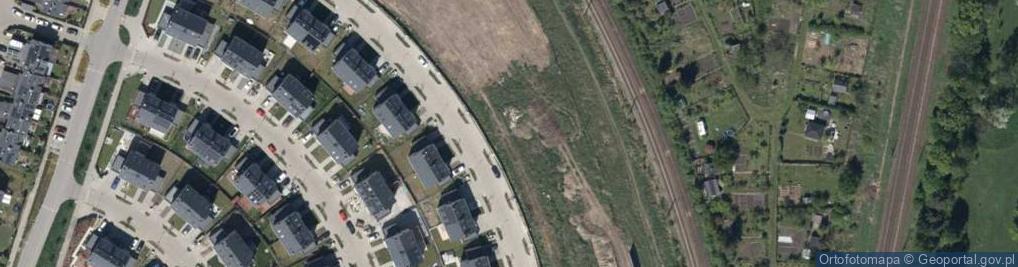Zdjęcie satelitarne Lokomotywowa ul.