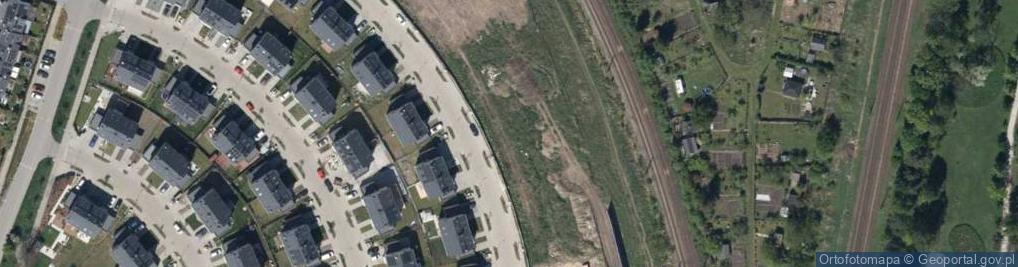 Zdjęcie satelitarne Lokomotywowa ul.