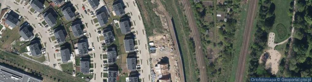 Zdjęcie satelitarne Lokomotywowa ul.