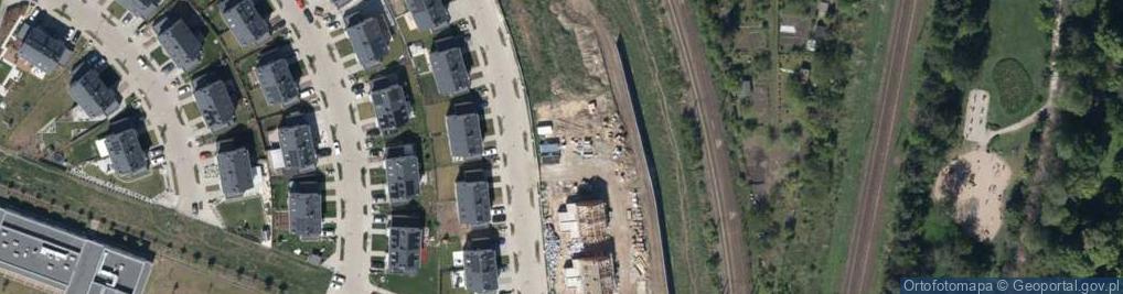 Zdjęcie satelitarne Lokomotywowa ul.