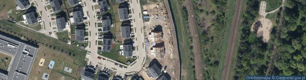Zdjęcie satelitarne Lokomotywowa ul.