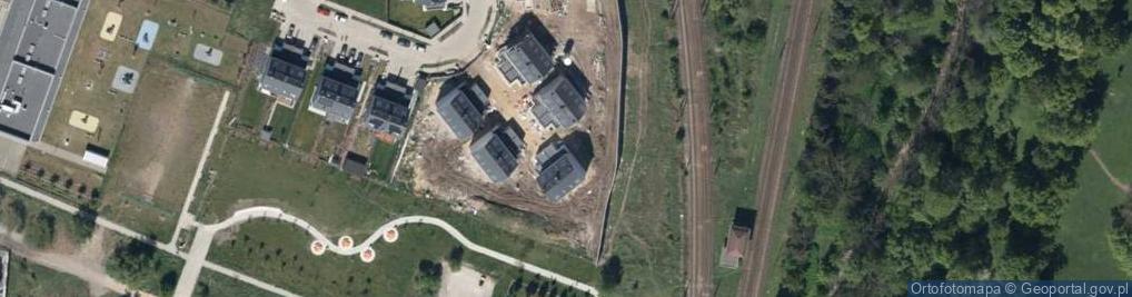 Zdjęcie satelitarne Lokomotywowa ul.