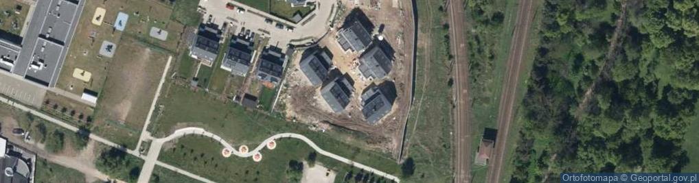 Zdjęcie satelitarne Lokomotywowa ul.