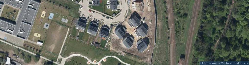 Zdjęcie satelitarne Lokomotywowa ul.