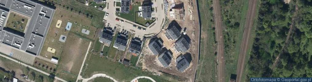 Zdjęcie satelitarne Lokomotywowa ul.