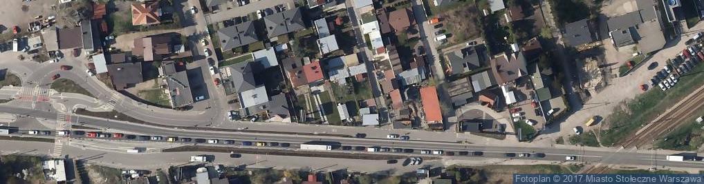 Zdjęcie satelitarne Łodygowa ul.