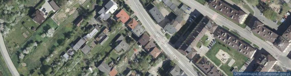 Zdjęcie satelitarne Łomżyńska ul.