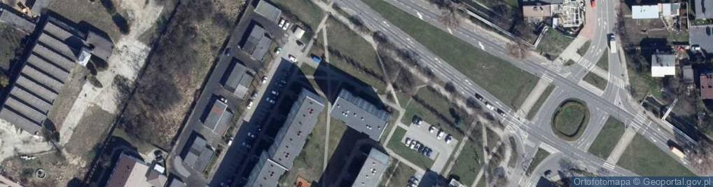 Zdjęcie satelitarne Łódzka ul.