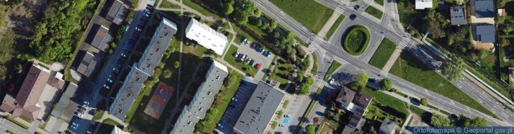 Zdjęcie satelitarne Łódzka ul.