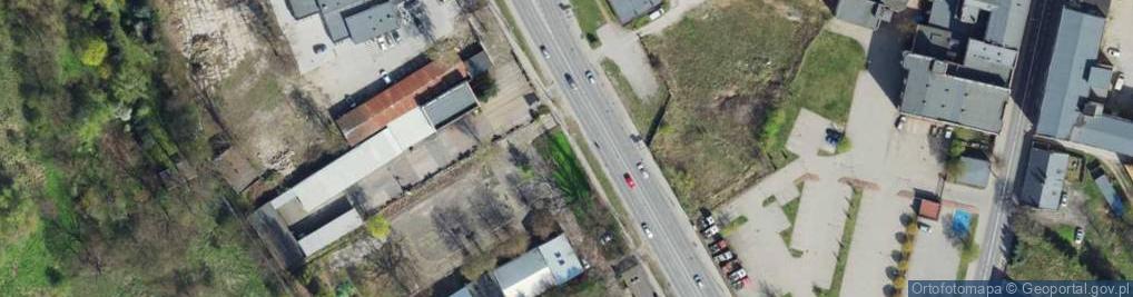 Zdjęcie satelitarne Łódzka ul.