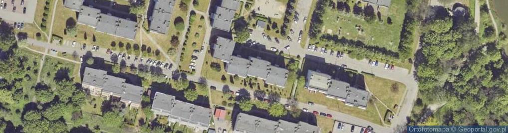 Zdjęcie satelitarne Łużycka ul.