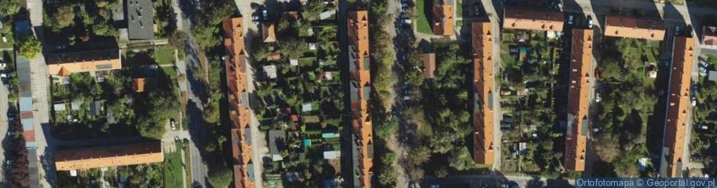 Zdjęcie satelitarne Łużycka ul.