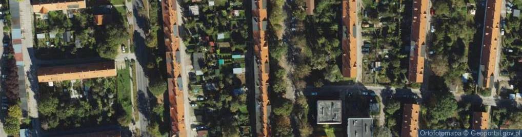 Zdjęcie satelitarne Łużycka ul.