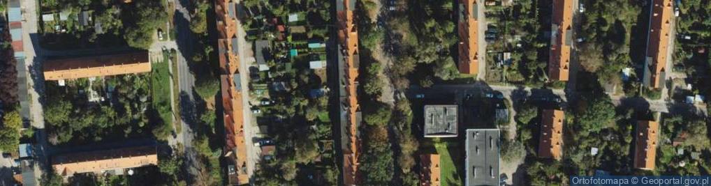 Zdjęcie satelitarne Łużycka ul.