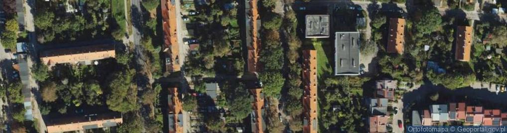 Zdjęcie satelitarne Łużycka ul.