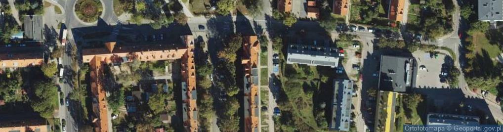 Zdjęcie satelitarne Łużycka ul.