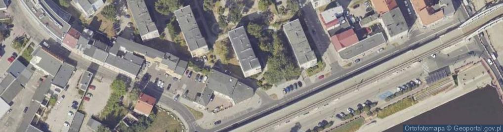 Zdjęcie satelitarne Łużycka ul.