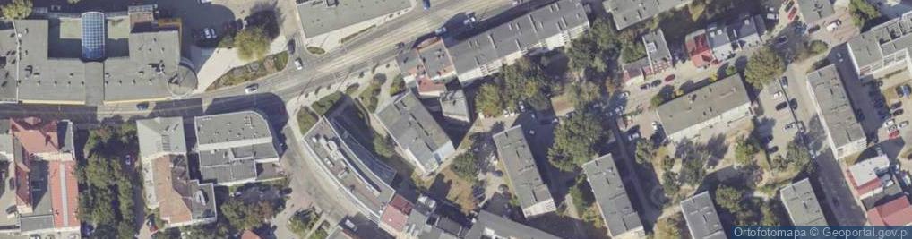 Zdjęcie satelitarne Łużycka ul.