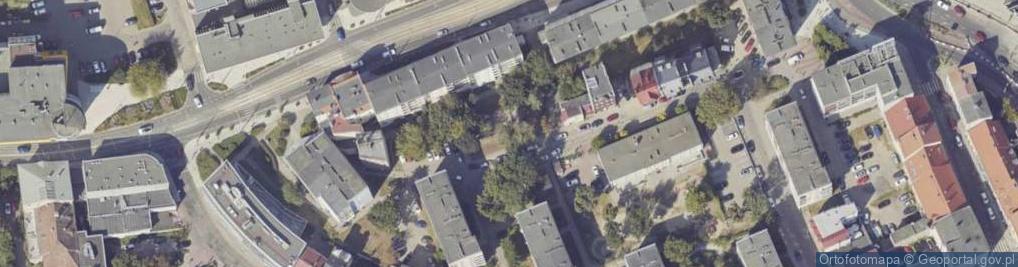 Zdjęcie satelitarne Łużycka ul.